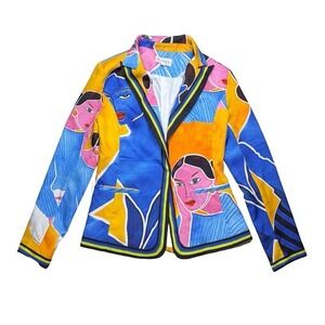 Women's Latiste abstract artwork art‎ pant suit with blazer